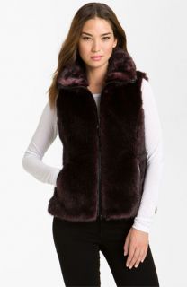 Gallery Reversible Faux Fur Vest