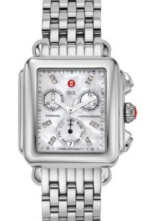 Michele Deco Diamond Dial Customizable Watch