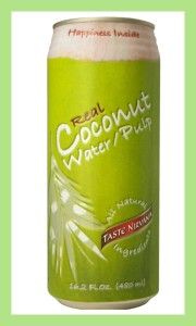 12x Taste Nirvana Real Coconut Water with Pulp 16 2oz