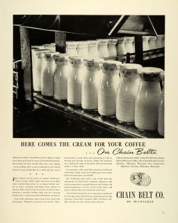  Rex Chain Belt Milwaukee Coffee Creamer Factory Production Line