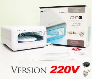 CND UV Lamp 36W 220V Creative Shellac Brisa Gel Nail Dryer Kit Genuine