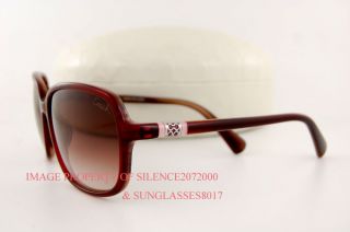 Brand New COACH Sunglasses S2052 BURGUNDY HORN 100% Authentic