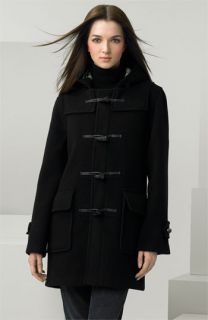 Burberry London Hooded Duffle Coat with Toggle Closures