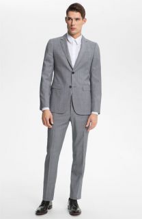 Jil Sander Glen Plaid Suit & Dress Shirt