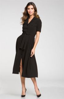 St. John Collection Luxe Crepe Shirtdress