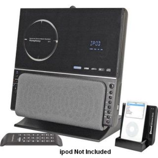 New iSymphony V1BLUE Micro System w iPod Cradle Player