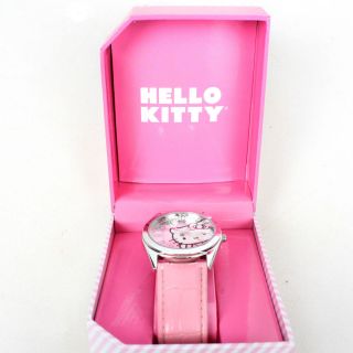  Hello Kitty Pink Lady Wrist Watch Fashion Cute Gift Accessory