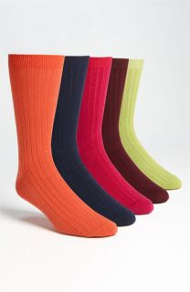 Topman Hero Workwear Ribbed Socks (5 Pack)