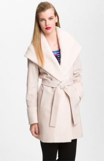 Trina Turk Wool & Alpaca Blend Wrap Coat