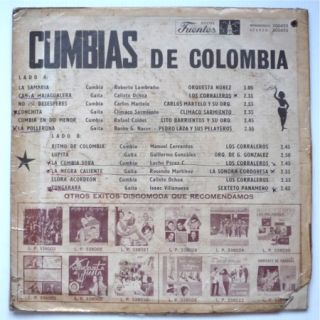 Cumbias de Colombia Amazing Afro Colombia Rythms of The 70s on Fuentes