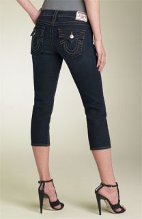True Religion Brand Jeans Lily Stretch Denim Crop Jeans (Lonestar)