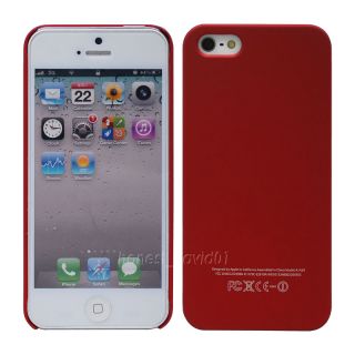 New 10pcs skin 10 color Hard Back Case Cover For Apple iPhone 5 5G