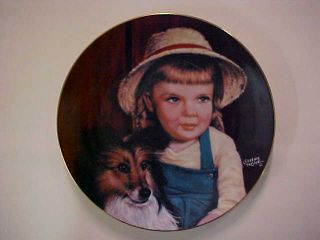 Ltd Ed Plate My Little Sheltie by Clarence Thorpe