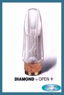Crystal Mouthpiece Pomarico Diamond Open for Clarinet