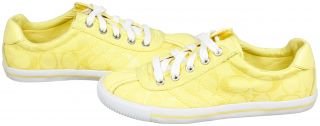 Coach Caley Signature C Womens Tennis Shoes Sneakers 10 New