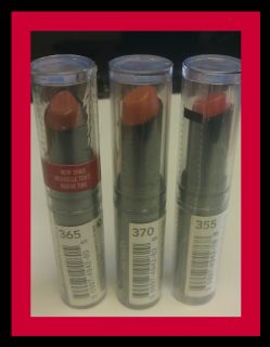 REVLON ColorStay Soft & Smooth Lipcolor Lipstick LOT #355 365 370