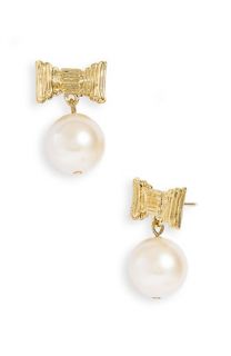 kate spade new york all wrapped up glass pearl earrings