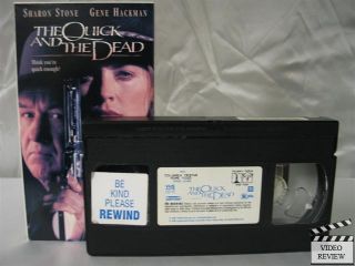 Quick and The Dead The VHS Sharon Stone Gene Hackman 043396735132