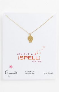 Dogeared You Put a Spell on Me Skull Pendant Necklace