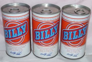 Billy Beer Cold Spring Brewing Co Cold Spring Minnesota Three Steel