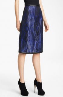 Christopher Kane Moiré Pencil Skirt