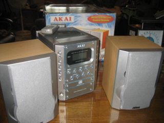Akai MX 2800 Mini Micro Stereo System w Remote