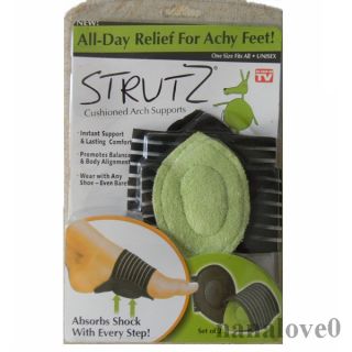 Strutz Cushioned Arch Supports New Relief for Achy Feet as Seen on TV