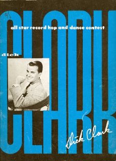 EDDIE COCHRAN 1958 AMERICAN BANDSTAND DANCE CONTEST PROGRAM BOOK