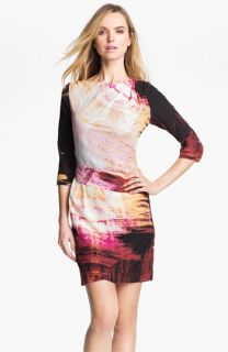 Vince Camuto Abstract Print Jersey Dress