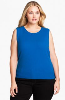 Only Mine Sleeveless Cashmere Shell (Plus)