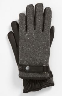 Ted Baker London Tweed & Leather Gloves