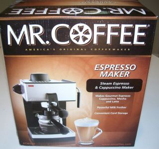 Mr Coffee Espresso Cappuccino Maker Brand New Model ECM160