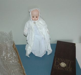  Dynasty Doll Collection Baby Sue 1983 Bisque Porcelain Cloth Dolls 12