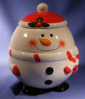 Happy Snow Man Cookie Jar from TII Collections Cute