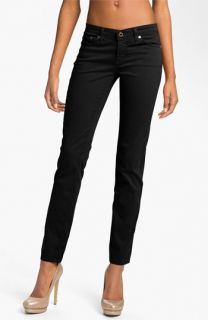 AG Jeans Stilt Skinny Ankle Jeans (Super Black Sateen)