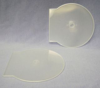 200 Sinlge Clear Clam C Shell Poly CD DVD VCD Storage Cases New