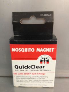 Mosquito Magnet Quick Clear Fuel Line Declogging Cartridge 10 Pack