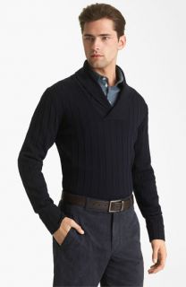 Armani Collezioni Wool Shawl Collar Sweater