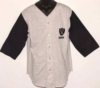 Vtg 90s RAIDERS College Concepts Baseball JERSEY NWT M