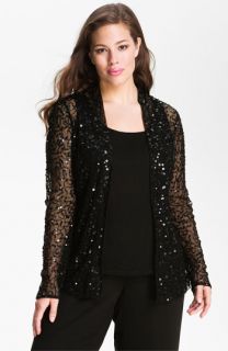 JS Collections Sequined Twinset (Plus)
