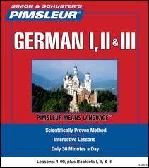 Pimsleur German Comprehensive Levels I, II, III