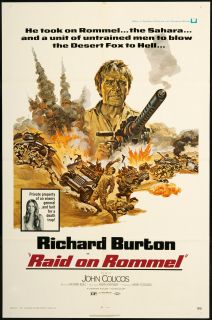 RAID on Rommel 1971 Original U s One Sheet Movie Poster