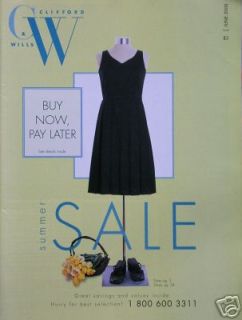 June 2000 CLIFFORD WILLS Fashion Catalog 12