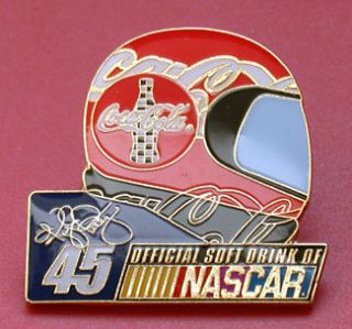  COLLECTIBLE PIN FOR NASCAR, COCA COLA AND KYLE PETTY AND NASCAR FANS