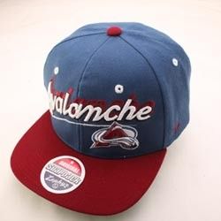Colorado Avalanche NHL Snapback Hat Cap Shadow Script