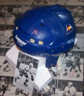 Colorado Rockies Kevin Maxwell Game Used Cooper 2000 NHL Road Hockey