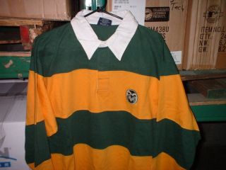 Colorado State Rams New Rugby Shirt Size Med