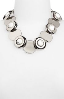 St. John Collection Howlite Disc Necklace