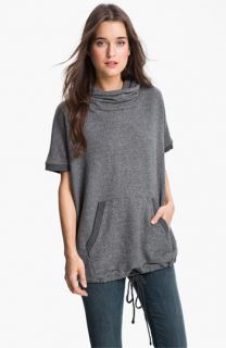 James Perse Hooded Poncho Pullover