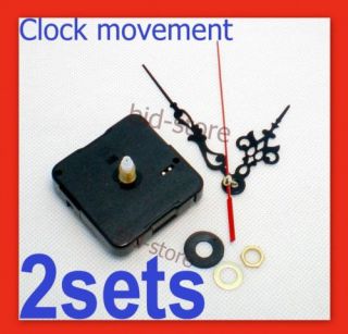2DIY Quartz Clock Movement Kit Spindle Mechanism Repair